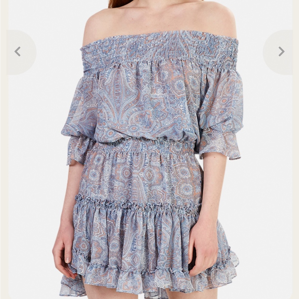 Misa off the shoulder Mini Dress